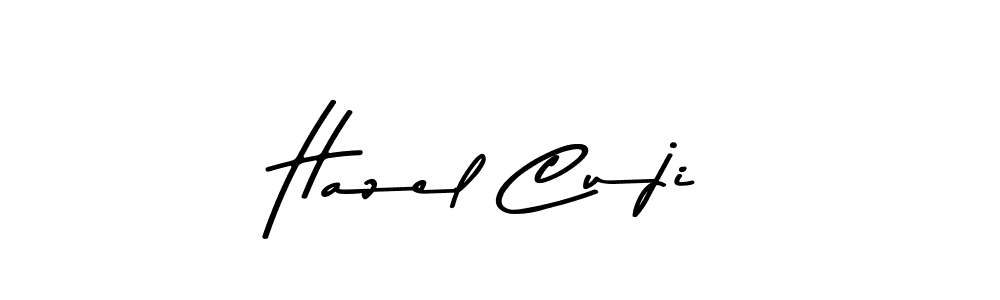 Here are the top 10 professional signature styles for the name Hazel Cuji. These are the best autograph styles you can use for your name. Hazel Cuji signature style 9 images and pictures png