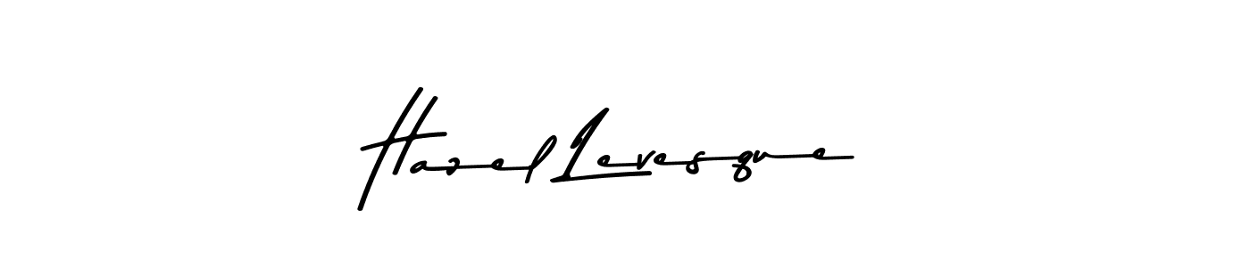 Create a beautiful signature design for name Hazel Levesque. With this signature (Asem Kandis PERSONAL USE) fonts, you can make a handwritten signature for free. Hazel Levesque signature style 9 images and pictures png