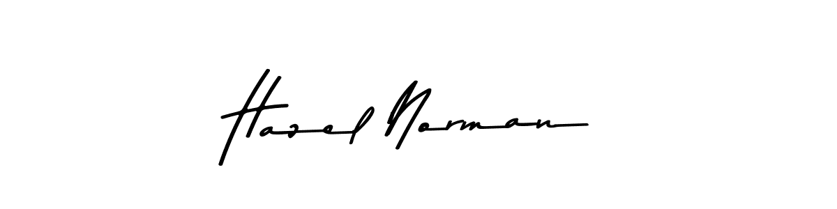 Hazel Norman stylish signature style. Best Handwritten Sign (Asem Kandis PERSONAL USE) for my name. Handwritten Signature Collection Ideas for my name Hazel Norman. Hazel Norman signature style 9 images and pictures png