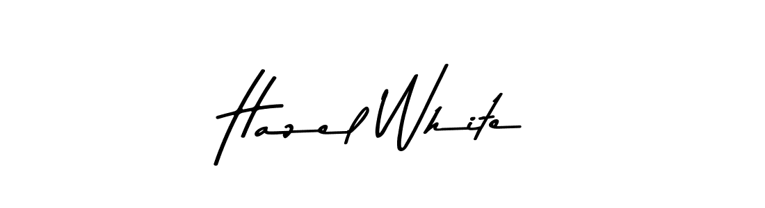 Hazel White stylish signature style. Best Handwritten Sign (Asem Kandis PERSONAL USE) for my name. Handwritten Signature Collection Ideas for my name Hazel White. Hazel White signature style 9 images and pictures png