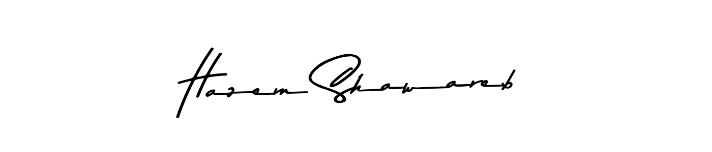 Make a short Hazem Shawareb signature style. Manage your documents anywhere anytime using Asem Kandis PERSONAL USE. Create and add eSignatures, submit forms, share and send files easily. Hazem Shawareb signature style 9 images and pictures png