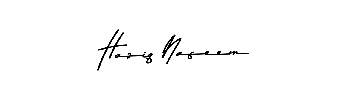 Make a beautiful signature design for name Haziq Naseem. With this signature (Asem Kandis PERSONAL USE) style, you can create a handwritten signature for free. Haziq Naseem signature style 9 images and pictures png