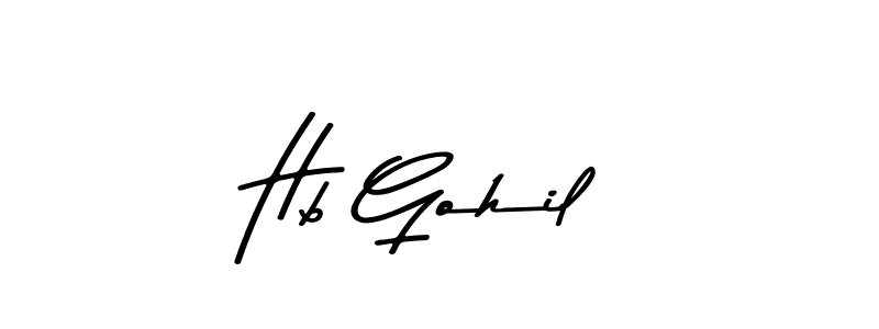 Also we have Hb Gohil name is the best signature style. Create professional handwritten signature collection using Asem Kandis PERSONAL USE autograph style. Hb Gohil signature style 9 images and pictures png