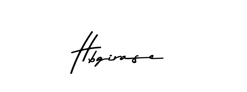 Also we have Hbgirase name is the best signature style. Create professional handwritten signature collection using Asem Kandis PERSONAL USE autograph style. Hbgirase signature style 9 images and pictures png