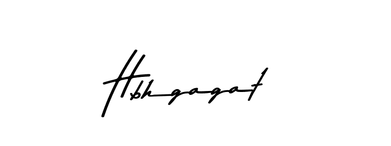 How to make Hbhgagat signature? Asem Kandis PERSONAL USE is a professional autograph style. Create handwritten signature for Hbhgagat name. Hbhgagat signature style 9 images and pictures png