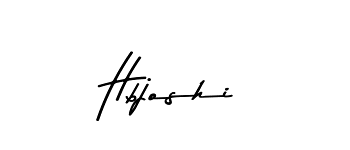 Create a beautiful signature design for name Hbjoshi. With this signature (Asem Kandis PERSONAL USE) fonts, you can make a handwritten signature for free. Hbjoshi signature style 9 images and pictures png