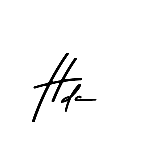 Use a signature maker to create a handwritten signature online. With this signature software, you can design (Asem Kandis PERSONAL USE) your own signature for name Hdc. Hdc signature style 9 images and pictures png