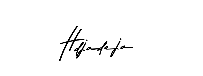 How to make Hdjadeja name signature. Use Asem Kandis PERSONAL USE style for creating short signs online. This is the latest handwritten sign. Hdjadeja signature style 9 images and pictures png