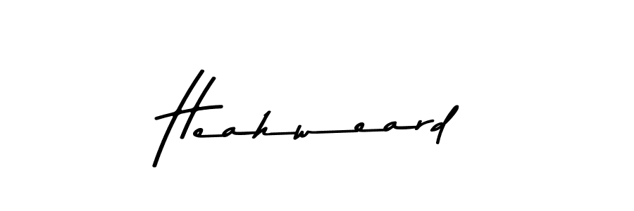 if you are searching for the best signature style for your name Heahweard. so please give up your signature search. here we have designed multiple signature styles  using Asem Kandis PERSONAL USE. Heahweard signature style 9 images and pictures png