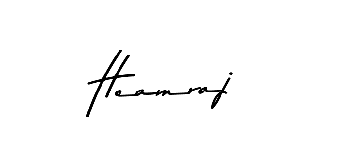 How to make Heamraj signature? Asem Kandis PERSONAL USE is a professional autograph style. Create handwritten signature for Heamraj name. Heamraj signature style 9 images and pictures png