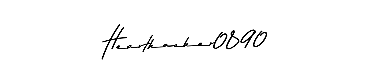 Design your own signature with our free online signature maker. With this signature software, you can create a handwritten (Asem Kandis PERSONAL USE) signature for name Hearthacker0890. Hearthacker0890 signature style 9 images and pictures png