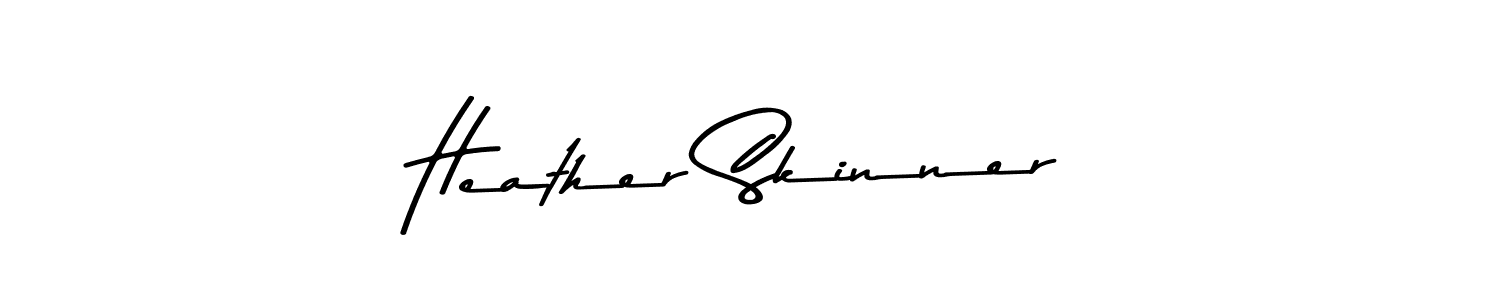 Heather Skinner stylish signature style. Best Handwritten Sign (Asem Kandis PERSONAL USE) for my name. Handwritten Signature Collection Ideas for my name Heather Skinner. Heather Skinner signature style 9 images and pictures png