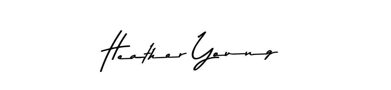 Asem Kandis PERSONAL USE is a professional signature style that is perfect for those who want to add a touch of class to their signature. It is also a great choice for those who want to make their signature more unique. Get Heather Young name to fancy signature for free. Heather Young signature style 9 images and pictures png