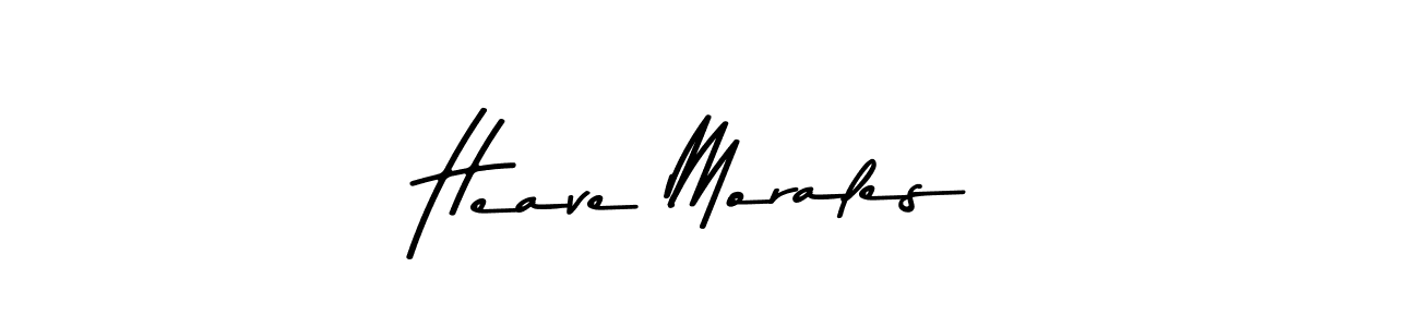 Design your own signature with our free online signature maker. With this signature software, you can create a handwritten (Asem Kandis PERSONAL USE) signature for name Heave Morales. Heave Morales signature style 9 images and pictures png