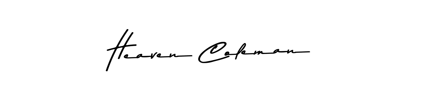 It looks lik you need a new signature style for name Heaven Coleman. Design unique handwritten (Asem Kandis PERSONAL USE) signature with our free signature maker in just a few clicks. Heaven Coleman signature style 9 images and pictures png