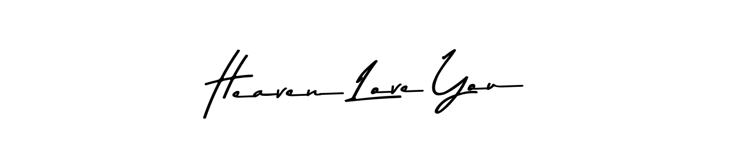 Asem Kandis PERSONAL USE is a professional signature style that is perfect for those who want to add a touch of class to their signature. It is also a great choice for those who want to make their signature more unique. Get Heaven Love You name to fancy signature for free. Heaven Love You signature style 9 images and pictures png