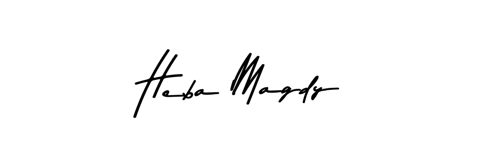 The best way (Asem Kandis PERSONAL USE) to make a short signature is to pick only two or three words in your name. The name Heba Magdy include a total of six letters. For converting this name. Heba Magdy signature style 9 images and pictures png