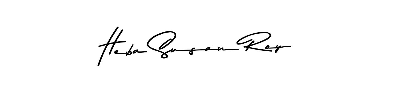 if you are searching for the best signature style for your name Heba Susan Roy. so please give up your signature search. here we have designed multiple signature styles  using Asem Kandis PERSONAL USE. Heba Susan Roy signature style 9 images and pictures png