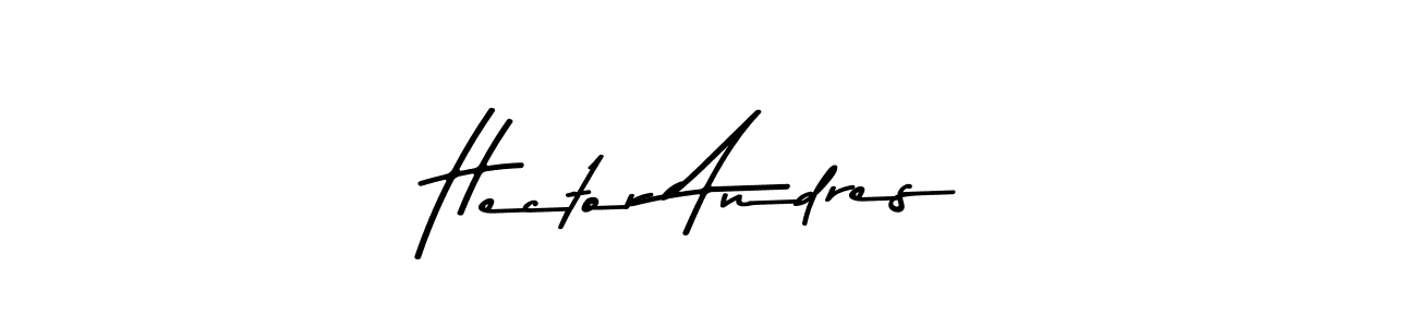 Also You can easily find your signature by using the search form. We will create Hector Andres name handwritten signature images for you free of cost using Asem Kandis PERSONAL USE sign style. Hector Andres signature style 9 images and pictures png