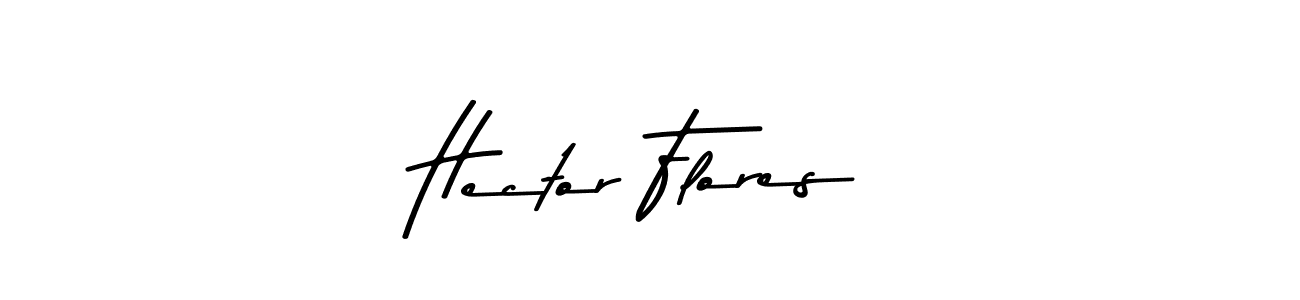 Use a signature maker to create a handwritten signature online. With this signature software, you can design (Asem Kandis PERSONAL USE) your own signature for name Hector Flores. Hector Flores signature style 9 images and pictures png
