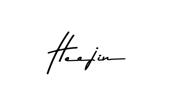 Design your own signature with our free online signature maker. With this signature software, you can create a handwritten (Asem Kandis PERSONAL USE) signature for name Heejin. Heejin signature style 9 images and pictures png