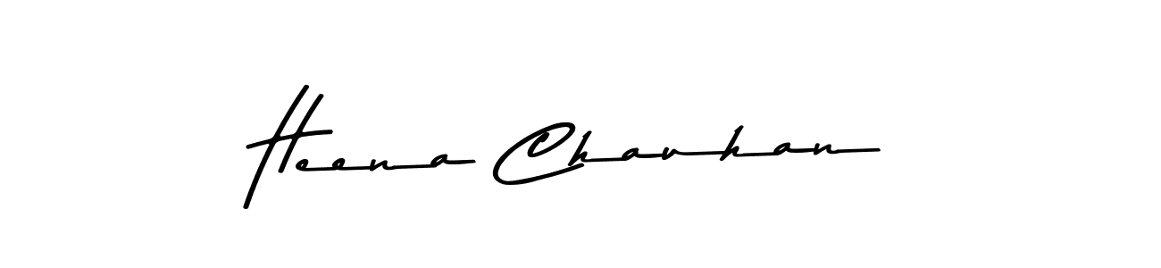 The best way (Asem Kandis PERSONAL USE) to make a short signature is to pick only two or three words in your name. The name Heena Chauhan include a total of six letters. For converting this name. Heena Chauhan signature style 9 images and pictures png