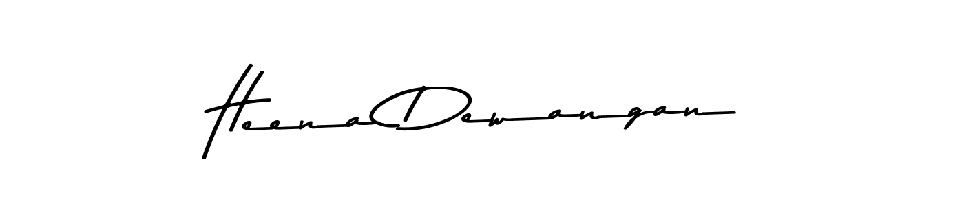 Similarly Asem Kandis PERSONAL USE is the best handwritten signature design. Signature creator online .You can use it as an online autograph creator for name Heena Dewangan. Heena Dewangan signature style 9 images and pictures png