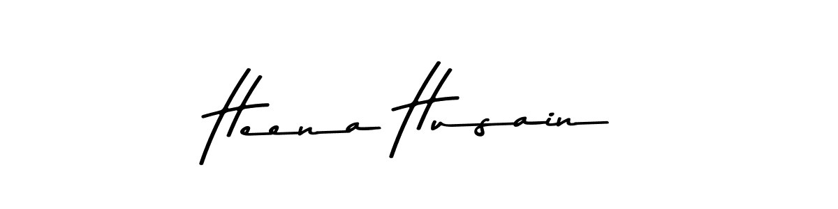 Use a signature maker to create a handwritten signature online. With this signature software, you can design (Asem Kandis PERSONAL USE) your own signature for name Heena Husain. Heena Husain signature style 9 images and pictures png