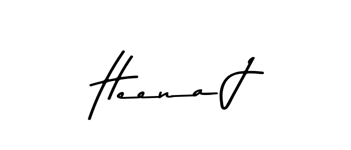 The best way (Asem Kandis PERSONAL USE) to make a short signature is to pick only two or three words in your name. The name Heena J include a total of six letters. For converting this name. Heena J signature style 9 images and pictures png