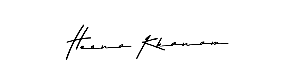 Also we have Heena Khanam name is the best signature style. Create professional handwritten signature collection using Asem Kandis PERSONAL USE autograph style. Heena Khanam signature style 9 images and pictures png