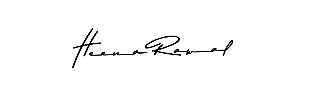 Use a signature maker to create a handwritten signature online. With this signature software, you can design (Asem Kandis PERSONAL USE) your own signature for name Heena Rawal. Heena Rawal signature style 9 images and pictures png