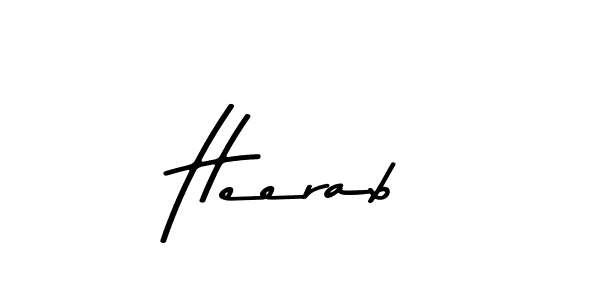 Similarly Asem Kandis PERSONAL USE is the best handwritten signature design. Signature creator online .You can use it as an online autograph creator for name Heerab. Heerab signature style 9 images and pictures png