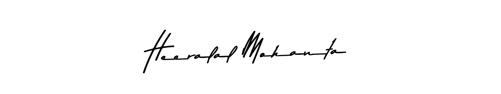 Similarly Asem Kandis PERSONAL USE is the best handwritten signature design. Signature creator online .You can use it as an online autograph creator for name Heeralal Mohanta. Heeralal Mohanta signature style 9 images and pictures png