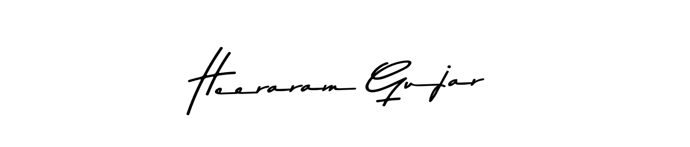 How to make Heeraram Gujar signature? Asem Kandis PERSONAL USE is a professional autograph style. Create handwritten signature for Heeraram Gujar name. Heeraram Gujar signature style 9 images and pictures png