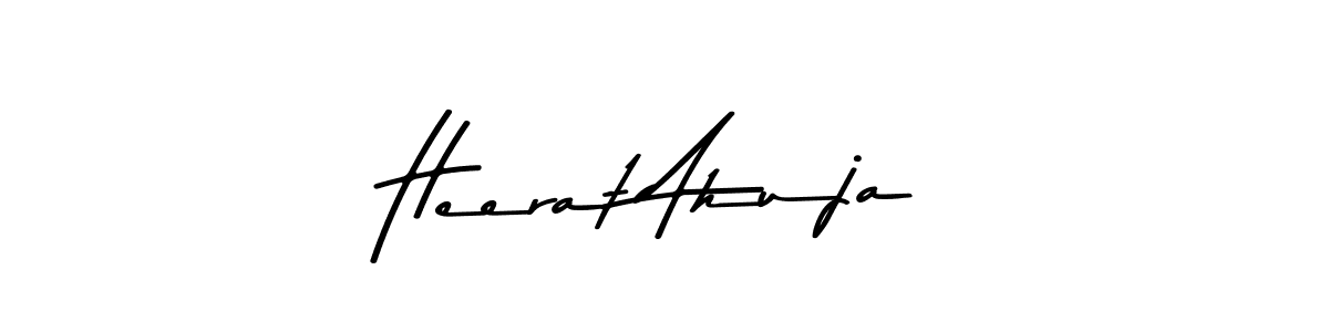 Heerat Ahuja stylish signature style. Best Handwritten Sign (Asem Kandis PERSONAL USE) for my name. Handwritten Signature Collection Ideas for my name Heerat Ahuja. Heerat Ahuja signature style 9 images and pictures png