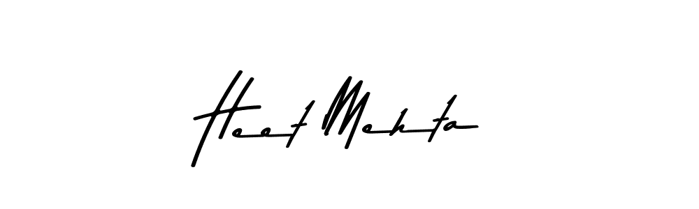 You should practise on your own different ways (Asem Kandis PERSONAL USE) to write your name (Heet Mehta) in signature. don't let someone else do it for you. Heet Mehta signature style 9 images and pictures png