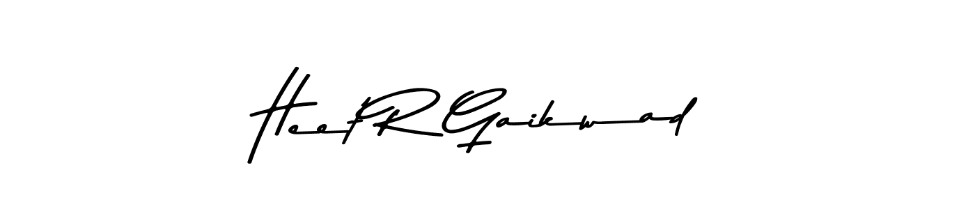 Check out images of Autograph of Heet R Gaikwad name. Actor Heet R Gaikwad Signature Style. Asem Kandis PERSONAL USE is a professional sign style online. Heet R Gaikwad signature style 9 images and pictures png