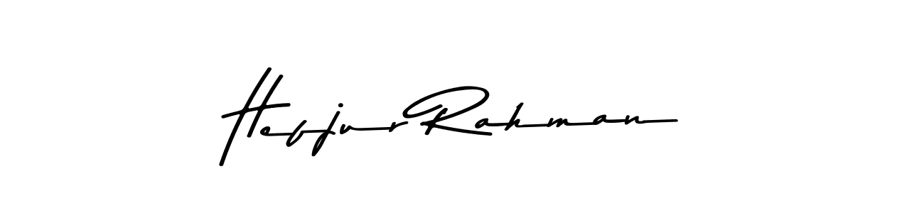 Hefjur Rahman stylish signature style. Best Handwritten Sign (Asem Kandis PERSONAL USE) for my name. Handwritten Signature Collection Ideas for my name Hefjur Rahman. Hefjur Rahman signature style 9 images and pictures png