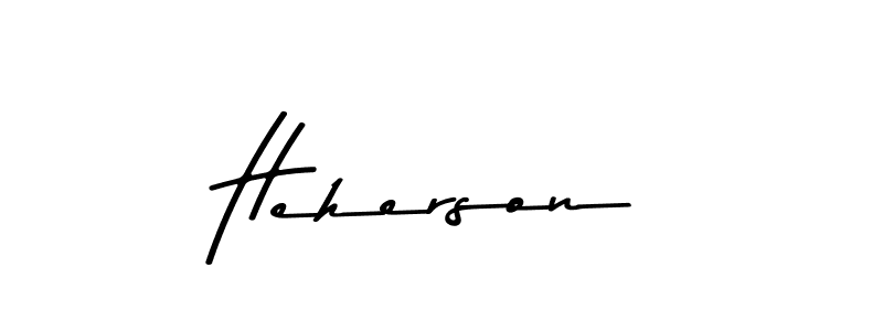 Create a beautiful signature design for name Heherson. With this signature (Asem Kandis PERSONAL USE) fonts, you can make a handwritten signature for free. Heherson signature style 9 images and pictures png