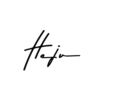 How to make Heju name signature. Use Asem Kandis PERSONAL USE style for creating short signs online. This is the latest handwritten sign. Heju signature style 9 images and pictures png