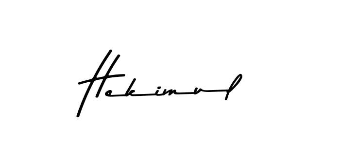 The best way (Asem Kandis PERSONAL USE) to make a short signature is to pick only two or three words in your name. The name Hekimul include a total of six letters. For converting this name. Hekimul signature style 9 images and pictures png