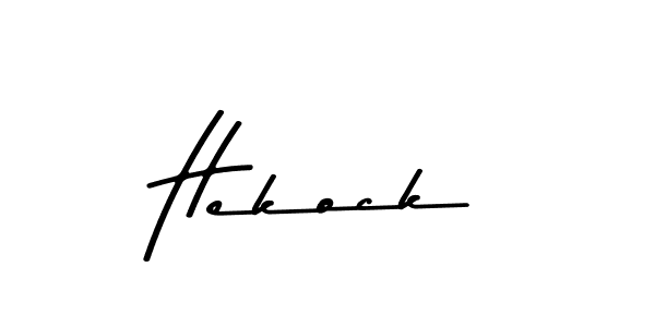 if you are searching for the best signature style for your name Hekock. so please give up your signature search. here we have designed multiple signature styles  using Asem Kandis PERSONAL USE. Hekock signature style 9 images and pictures png