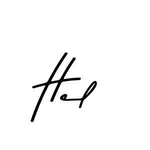 Hel stylish signature style. Best Handwritten Sign (Asem Kandis PERSONAL USE) for my name. Handwritten Signature Collection Ideas for my name Hel. Hel signature style 9 images and pictures png