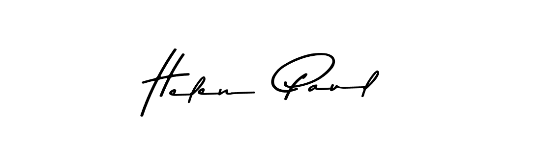 Helen  Paul stylish signature style. Best Handwritten Sign (Asem Kandis PERSONAL USE) for my name. Handwritten Signature Collection Ideas for my name Helen  Paul. Helen  Paul signature style 9 images and pictures png