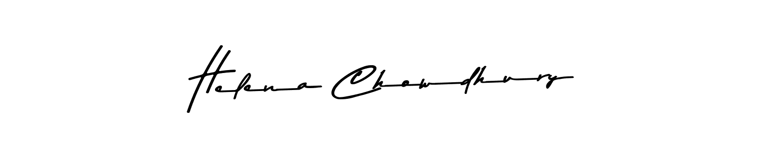 The best way (Asem Kandis PERSONAL USE) to make a short signature is to pick only two or three words in your name. The name Helena Chowdhury include a total of six letters. For converting this name. Helena Chowdhury signature style 9 images and pictures png