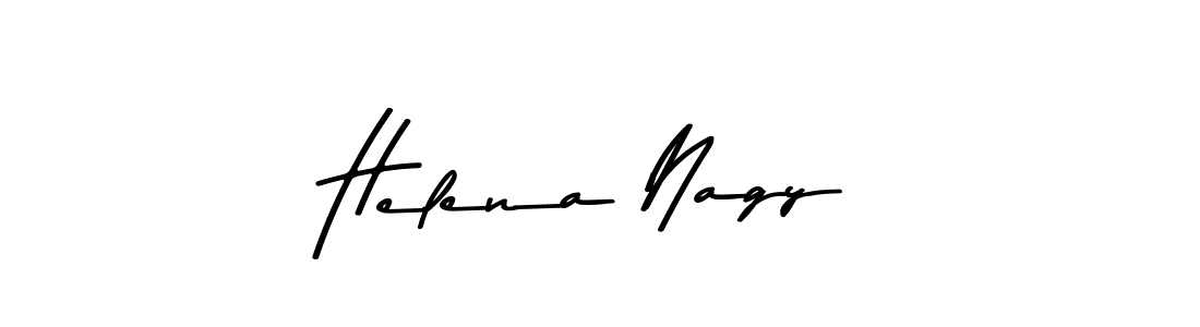 Helena Nagy stylish signature style. Best Handwritten Sign (Asem Kandis PERSONAL USE) for my name. Handwritten Signature Collection Ideas for my name Helena Nagy. Helena Nagy signature style 9 images and pictures png