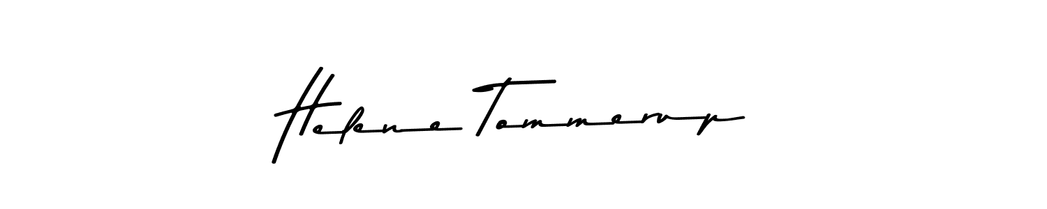 Create a beautiful signature design for name Helene Tommerup. With this signature (Asem Kandis PERSONAL USE) fonts, you can make a handwritten signature for free. Helene Tommerup signature style 9 images and pictures png