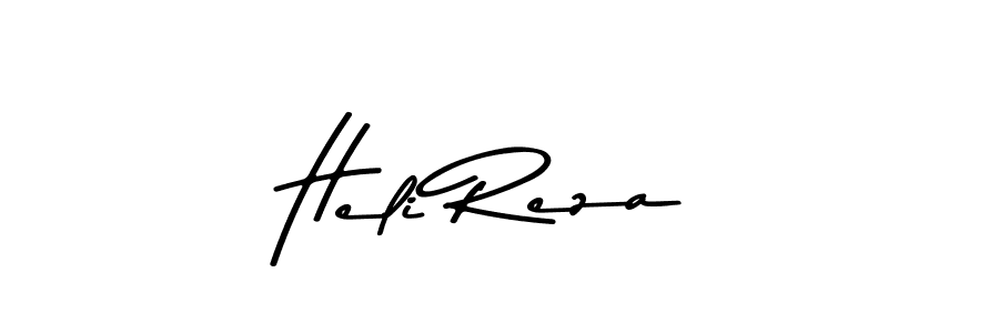 Heli Reza stylish signature style. Best Handwritten Sign (Asem Kandis PERSONAL USE) for my name. Handwritten Signature Collection Ideas for my name Heli Reza. Heli Reza signature style 9 images and pictures png