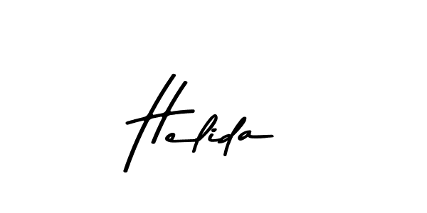 Design your own signature with our free online signature maker. With this signature software, you can create a handwritten (Asem Kandis PERSONAL USE) signature for name Helida. Helida signature style 9 images and pictures png