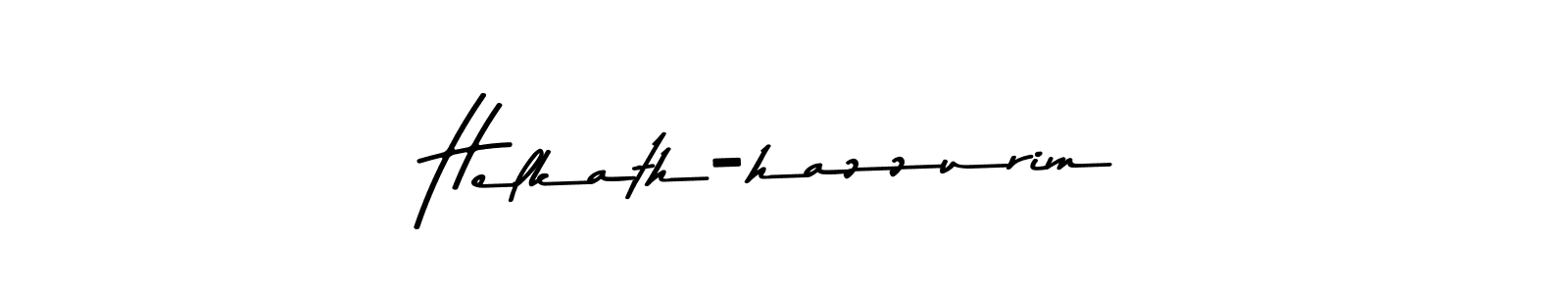 Design your own signature with our free online signature maker. With this signature software, you can create a handwritten (Asem Kandis PERSONAL USE) signature for name Helkath-hazzurim. Helkath-hazzurim signature style 9 images and pictures png